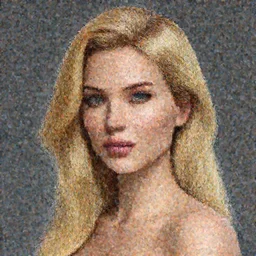 portrait, beautiful, woman, blond hair, made with 3dsmax