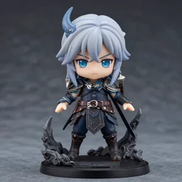 The Dovahkiin from Skyrim, An anime Nendoroid of The Dovahkiin from Skyrim, figurine, detailed product photo