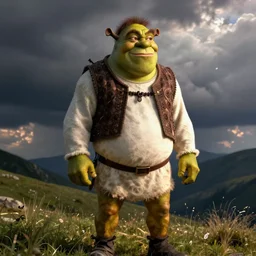 elon musk as shrek