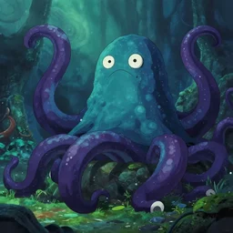 “a tentacle monster in the anime Made in Abyss”
