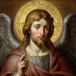 saint michael the angel guarding the world from evil, detailed face. highly detailed painting by gaston bussiere greg rutkowski 8 k