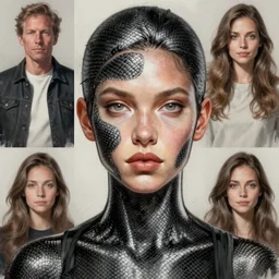 carbon woman, highly detailed, portrait, digital painting, trending on artstation, concept art, sharp focus, illustration, art by artgerm and greg rutkowski and magali villeneuve