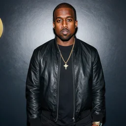 kanye west in the style of plotagon