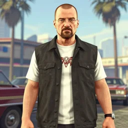 walter white in gta 5 by greg rutkowski