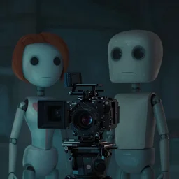 vfx film, love death and robots, flat color profile low - key lighting award winning photography arri alexa cinematography, hyper real photorealistic cinematic, atmospheric cool colorgrade