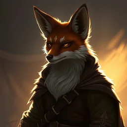 a medieval anthropomorphic fox, trending on furaffinity, trending on artstation, digital art, backlighting, by kawacy