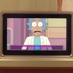 rick sanchez in the gta v loading screen, masterpiece, 8 k, 4 k, art by stephen bliss