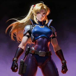 Frank frazetta, android 18, volumetric dramatic lighting , trending on artstation