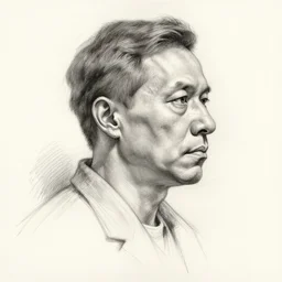 a realistic yet scraggly portrait sketch of the side profile of a stern and sophisticated stephen king, trending on artstation, intricate details, in the style of frank auerbach, in the style of sergio aragones, in the style of martin ansin, in the style of david aja, in the style of mattias adolfsson