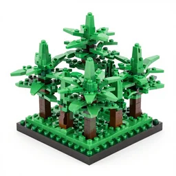 sea of green lego bricks
