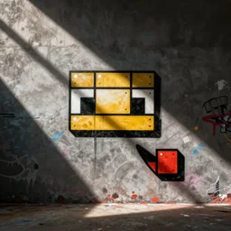 graffiti space invader