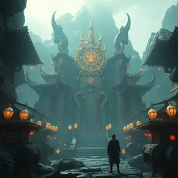 🕌, style artstation, style greg rutkowsk, octane render, unreal engine 6, epic game graphics, fantasy, ciberpunk, conceptual art, ray tracing