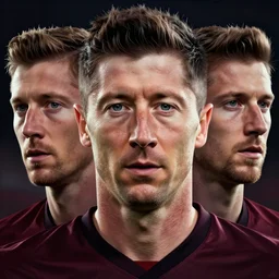 hyperrealistic robert lewandowski, by istvan sandorfi & thomas eakes & xiang duan, perfect facial symmetry, dim volumetric cinematic lighting, photorealistic, 8 k octane comprehensive render, post - processing, extremely hyper - detailed, intricate, lifelike texture, epic composition, masterpiece, stunning!!,