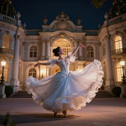 palace dance, victorian era, dreamy, romantic, night lighting, gorgeous lighting, dramatic cinematic lighting, intricate, highly detailed, 8 k