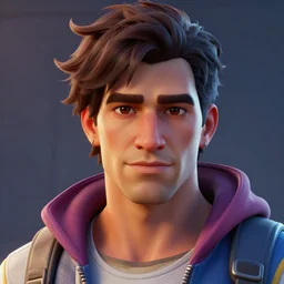 matt leblanc as a fortnite character, detailed face, high definition, unreal engine, 8 k