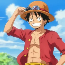 a realistic photo of Luffy,