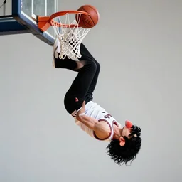 michael jackson dunking a basketball, realistic, clean, detailed