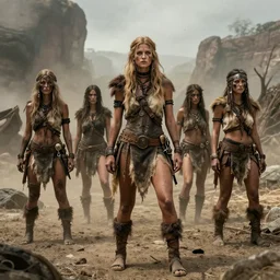 post - apocalyptic tribe people