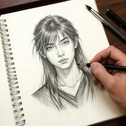 artist drawing in deviantart