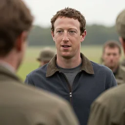 Movie still of Mark Zuckerberg in Band of Brothers