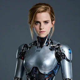 photoshoot of Emma Watson cyborg