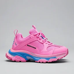 a leaked screenshot of balenciagas 2 0 4 9 campaign, dayglo pink, dayglo blue