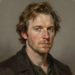 portrait of Joseph Quinn, trending on art station, 4k UHD, 8k, painting illustration, high detail by Greg Hildebrandt