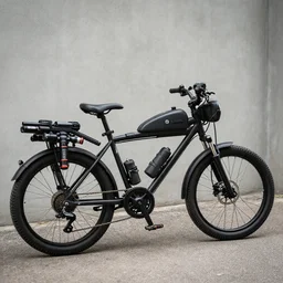 apocalypse survival bike with guns and boosters
