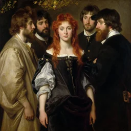 a beautiful painting of lizzy caplan by john everett millais and dante gabriel rossetti and john collier and john william waterhouse, preraphaelite, detailed, trending on artstation, hd, masterpiece