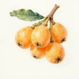 artwork of loquat