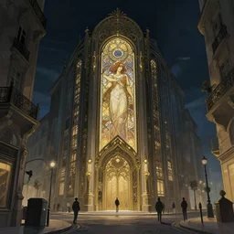 cyberpunk street at night, low - level view, intricate, elegant, highly detailed, digital painting, artstation, concept art, smooth, sharp focus, illustration, art by artgerm and greg rutkowski and alphonse mucha, 8 k