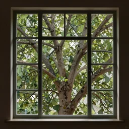 image of a window, outside the window is a tree by andreas rocha and mark ryden : : highly intricate, sophisticated and complex, center framed, digital painting, concept art, hyperrealism, cinema 4 d, 8 k resolution, 6 4 megapixels, cgsociety, zbrush central, behance hd, hypermaximalist, a masterpiece, parallax, geometric cel -