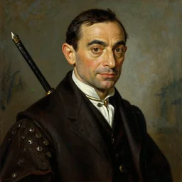 A still of Mr. bean in The Lord of the Rings movie, renaissance oil painting by Salvador Dali