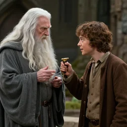 Frodo mixed with Gandalf