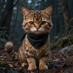teenage mutant ninja bobcat goldthwaite, hyperrealstic, painterly, unreal engine, concept art, natural lighting, eerie shadows, evening, 4 k