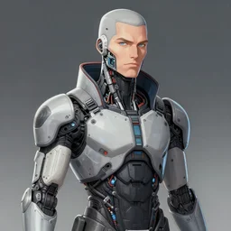 lorne malvo is a cyborg, cyberpunk, biopunk, augmented, drawn by krenz cushart