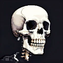 skeleton pixel art, #pixelart