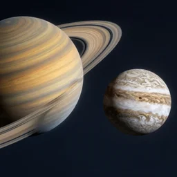 saturn fighting jupiter