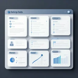user interface concept art for an informational panel