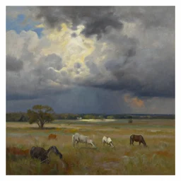 beautiful painting of sargent texas by olaf krans