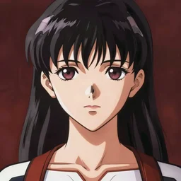 misato katsuragi! neon genesis evangelion, red dead redemption art style, rockstar games art, semi realistic anime, portrait, beautiful face, symmetrical face