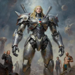 a giant ancient mandelbrot goddess mecha, tim hildebrandt, wayne barlowe, bruce pennington, donato giancola, trending on artstation, cinematic composition, beautiful lighting, hyper detailed, 8 k, oil on canvas
