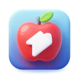arrow 3 d apple app icon material design pixar