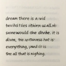 ! dream there is a void that lies within us all, that some would call the divine. it is the nothingness that is everything, and it is the all that is nothing.