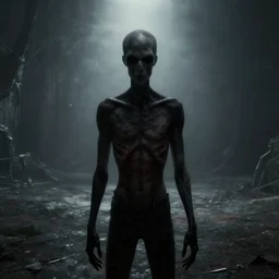 in - game screenshot, slenderman, liminal space