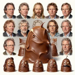 toffee chocolate creation by beeple artgerm amanda sage bauhaus salvador dali bernie wrightson bruce pennington, bernardi, kinkade, peter elson, mcquarrie, lacoste, rhads, syd mead, masson. hyper - realistic