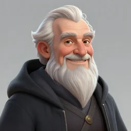 concept art, portrait, 70 years old men, friendly, humpback, mage, slow, high detail, digital art