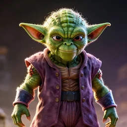 yoda super saiyan, cinematic lighting, highly detailed, concept art, art by wlop and artgerm and greg rutkowski, masterpiece, trending on artstation, 8 k