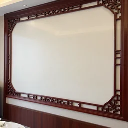 ornate chinese restaurant mirrored wall