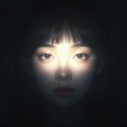 never let them take the light behind your eyes, digital art, conceptual art